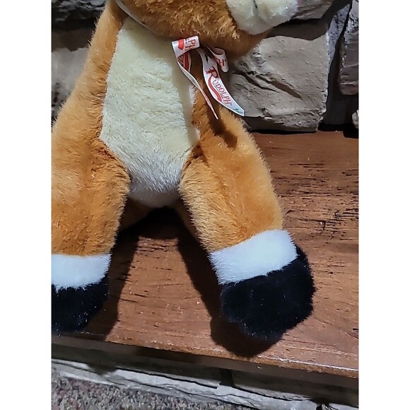 Vintage 1999 MUSICAL RUDOLPH THE RED-NOSED REINDEER 14" Plush Stuffed Animal Wor - Picture 7 of 16
